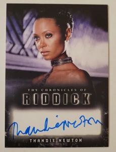 THANDIE NEWTON 2004 Autograph DAME VAAKO Chase CARD CHRONICLES OF RIDDICK NM/MT - Picture 1 of 4