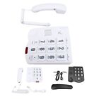 Corded Home Phone Big Button Speakerphone Quick Dial Volume Adjustable Wall NBM
