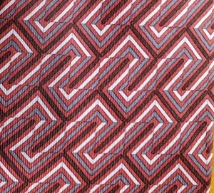 HERMES ~ CORBATA DE SEDA PARA HOMBRE ~ 5422OA 5422 oa ~ LOGOTIPO H Y CUBOS ILUSIÓN ÓPTICA ~ 60" - Imagen 1 de 4
