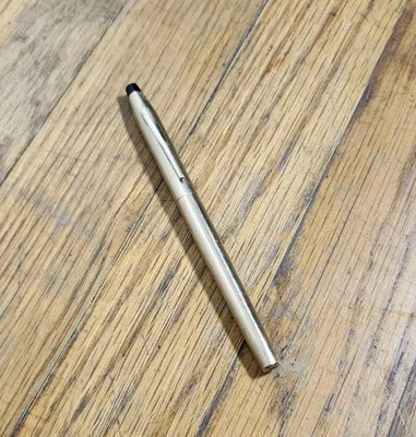 Bolígrafo Cross Roller vintage, 1/20, relleno de oro 10k Foto 1 de 4