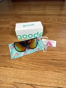 Goodr "I Do My Own Stunts” Wrap Gs Polarized Sunglasses - Picture 1 of 7