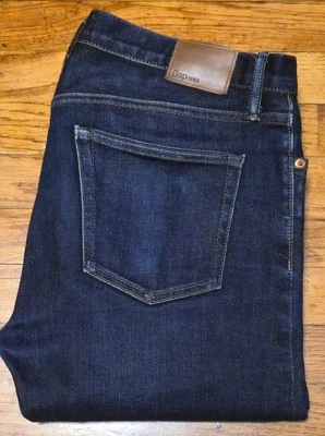 Gap 1969 Kaihara Japanese Selvedge Denim 33x34 *(34x33) Button Fly Men  Skinny - Image 1 of 4