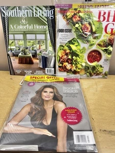 Real Simple March 2025  Brooke Shields Souther Living & BHG Magazine Lot of 3 - Picture 1 of 4