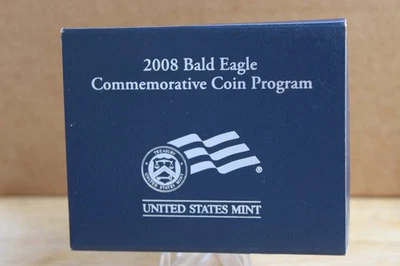 US Mint 2008-S Bald Eagle Commemorative Clad Proof Half-Dollar Coin FS USA Only - Image 1 of 4
