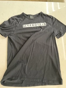 Myprotein Men's Black Crew Neck T-Shirt, Size Large - Picture 1 of 3