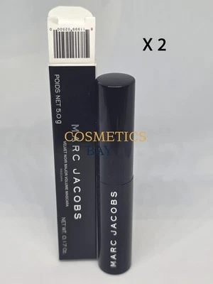Marc Jacob Velvet Noir Major Volume Mascara (Black) 5g - Travel Size BNIB x 2 - Image 1 of 4