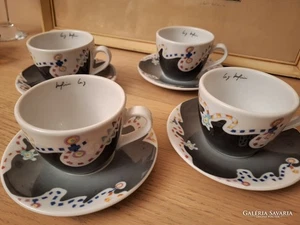 Eschenbach vintage German capuccino/tea cups and saucers by Luigi Serafini - Picture 1 of 10