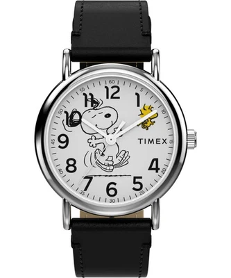 TIMEX PEANUTS WEEK  UNISEX  SOLO TEMPO QUARZ REFERENZA  TW2Y31000   NUOVO - Immagine 1 di 4