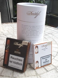 DAVIDOFF - Juego de accesorios - Humidor de cigarros - Tarro con cigarros y embalaje original. - Imagen 1 de 24