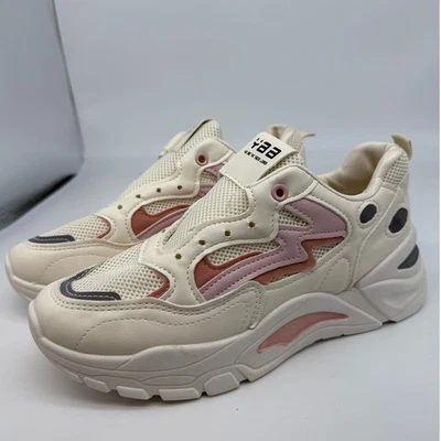 Women's US 8.5 Korean Style Dad Shoes Versatile Thick-Soled Sneakers with Breath - Image 1 of 4