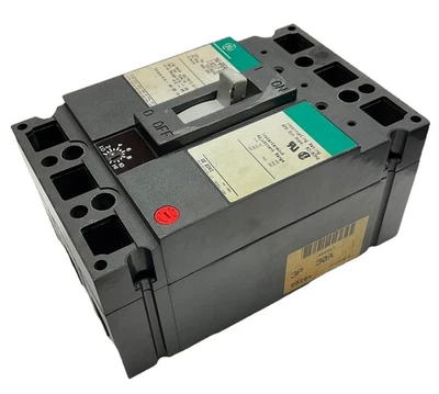 GE TEC36030 Breaker, General Electric 30amp 3 Phase 480v Breaker Used - Image 1 of 4