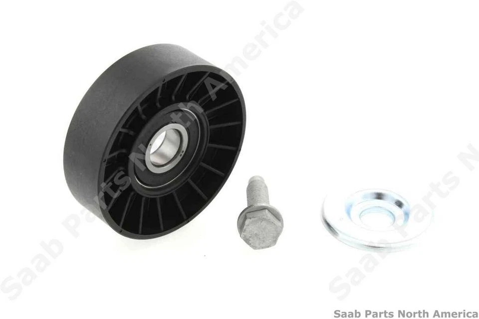 Genuine Saab Serpentine Belt Idler Pulley For 1990-1993 Saab 9000 4901625-AB - Image 1 of 1