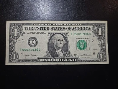 Fancy Serial Number Birthday Or Anniversary Note • May 02, 1936 • 05021936 - Image 1 of 2