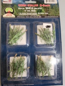 MCR JTT Scenery Products O Scale 1/64 Corn Stalks 2" Tall 32/Pk - Picture 1 of 2
