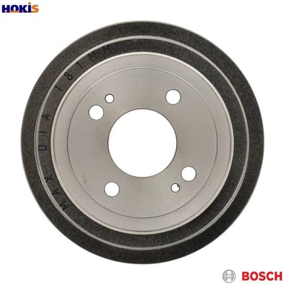 2x BRAKE DRUM 0 986 477 306 FOR HONDA FIT/II/MONOCAB/ARIA/MK/IV CITY JAZZ 1.5L - Image 1 of 4