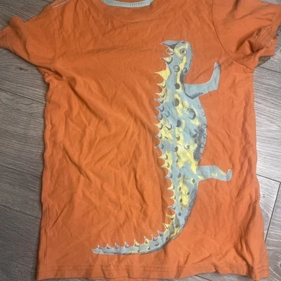 Tea Collection Horn Lizard  T-shirt Sz 12 Orange - Image 1 of 4