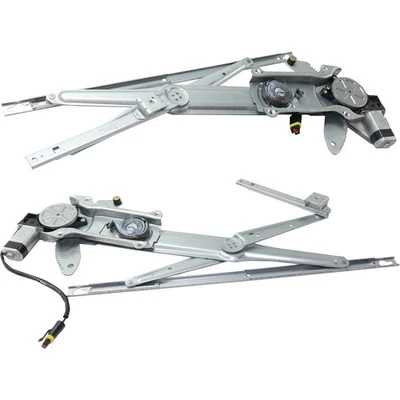 Pair Window Regulators Glass Set of 2 Front Driver & Passenger Side Left Right - Image 1 of 4