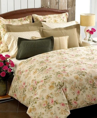 Ralph Lauren Woodstock Jardín Calico Rosa Floral 2 piezas Par de fundas de almohada estándar Foto 1 de 4