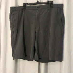 Greg Norman Golf Shorts Mens 40 Gray 10" Flat Front Performance Stretch - Picture 1 of 9