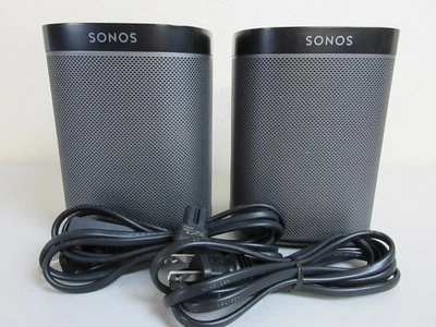 (2x) Lot of 2 Sonos Play:1 Wireless Smart Speaker - Black (Excellent Condition) - Image 1 of 4