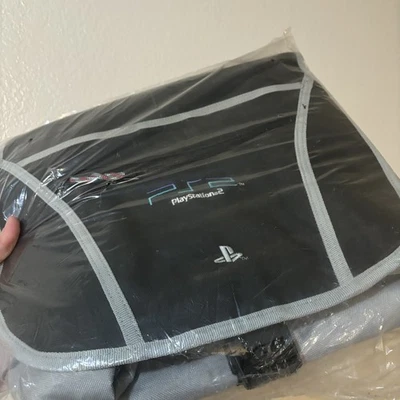 Rare Official Sony PlayStation 2 PS2 Crossbody Carrying Case Shoulder Bag NEW - Image 1 of 4