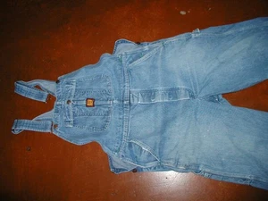 Mens Overalls Big Ben Jeans Size 34 x 34 medium blue farmer worn farm - Picture 1 of 5