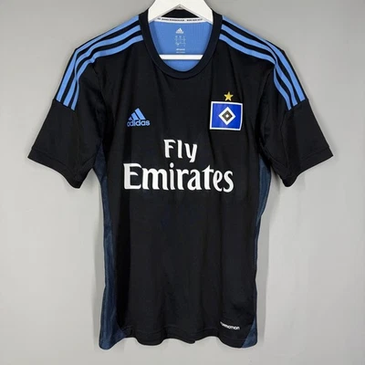 HAMBURG SV 2013/2014 AWAY FOOTBALL SHIRT SOCCER JERSEY ADIDAS PLAYER ISSUE SZ 4 - Image 1 of 4