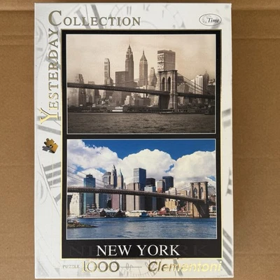 Rompecabezas Clementoni NUEVA YORK 1000 piezas #30793 hora de colección ayer Foto 1 de 4