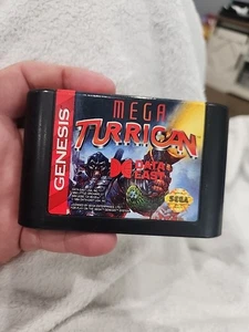 Cartucho de juego auténtico Mega Turrican (Sega Genesis, 1994) solo probado funciona  - Imagen 1 de 4
