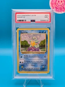 PSA 9 - 2023 POKEMON, CLASSIC BLASTOISE & SUICUNE ex DECK 001 SQUIRTLE - Imagen 1 de 2