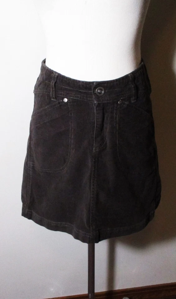 Falda de pana marrón para mujer KUHL talla 4 Foto 1 de 4