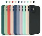 Case For iPhone 13 12 11 Pro Max XS X 8 7  SE Shockproof Silicone Cover colours