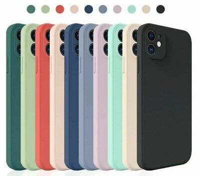 Case For IPhone 13 12 11 Pro Max XS X 8 7  SE Shockproof Silicone Cover Colours • 4.95£