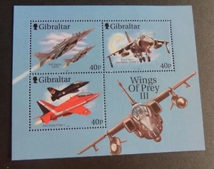 Avión Gibraltar 2001 alas de presa como nuevo MS988A MNH UM sin montar como nuevo - Imagen 1 de 1