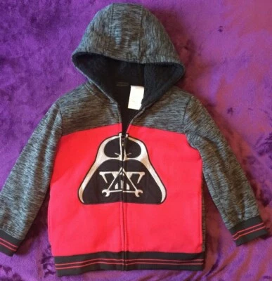 Star Wars Hoodie Sweatshirt -  Front Zipper - Child's Size 6   - Image 1 of 4
