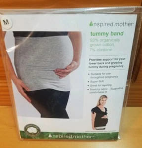 Inspirierte Mutter WEISS mittel Schwanger Wochenbett Umstandsmode Rückenstütze Bauchband - Bild 1 von 2