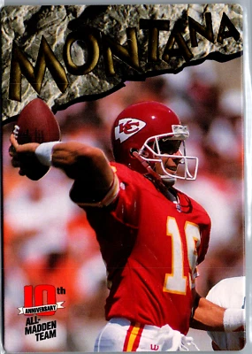 1993 JOE MONTANA   ACTION PACKED #25 ALL-MADDEN TEAM NFL 49ERS - Image 1 of 2