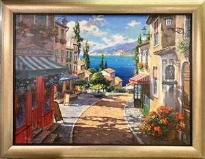 Metlan Anatoly Original Oil Painting Landscape-Framed - Picture 1 of 1
