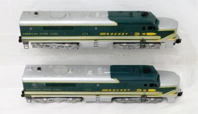1954-5 American Flyer Satin Silver Rocket Diesel PA AA 474 475 Runs A Roof repnt - Image 1 of 4