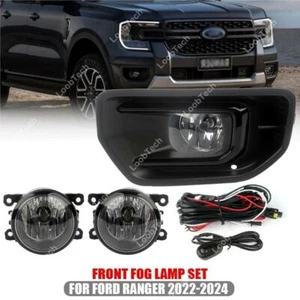 For Ford Ranger 22-24 Halogen Fog Light Bumper Frame Cover Daytime Running Light - Picture 1 of 9