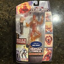 MARVEL LEGENDS HUMAN TORCH ACTION FIGURE ARES BUILD A FIGURE 2008 HASBRO NEW