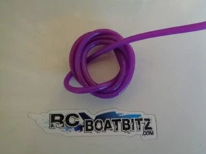 RC Boat 1 Metre Small size silicone water tubing Purple 213B20P - Picture 1 of 2