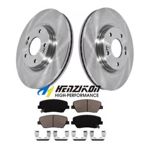 Front Rotors + Ceramic Brake Pads for 2011 - 2013 Kia Sorento 2.4L 3.5L EX LX SX - Picture 1 of 2