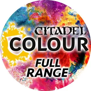 Citadel Warhammer Paints FULL RANGE -  Base Layer Shade Technical Spray Contrast - Picture 1 of 236