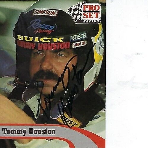 TOMMY HOUSTON SIGNED 1992 PRO SET #5  - NASCAR - Image 1 of 1