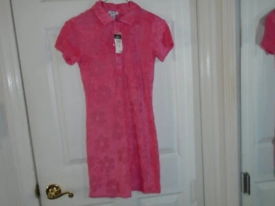 Rue 21 Pink Terry Cloth Dress Junior Size XS New With Tags - Image 1 of 3