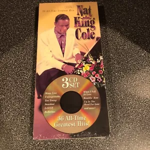 Nat King Cole's 36 All-time Best Hits, a 3-volume CD Box Set - Jazz R&B Pop Star - Picture 1 of 2