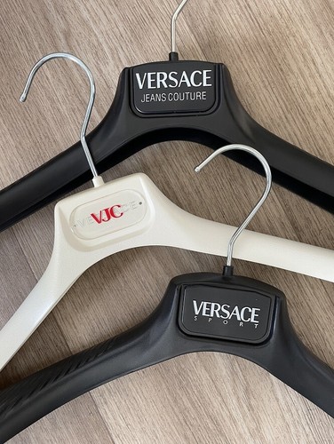 VERSACE SET 3 x appendiabiti appendiabiti per camicia giacca cappotto gilet abito camicetta