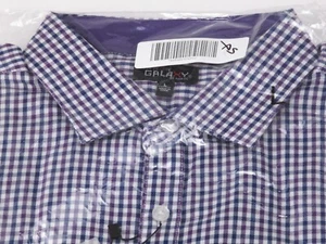 Camisa informal para hombre - manga corta - L - púrpura - Imagen 1 de 4