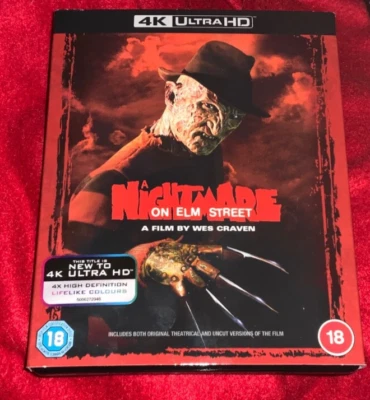 A Nightmare On Elm Street [18] 4K UHD - Ultra HD Film Movie Inc Slipcover Horror - Image 1 of 2